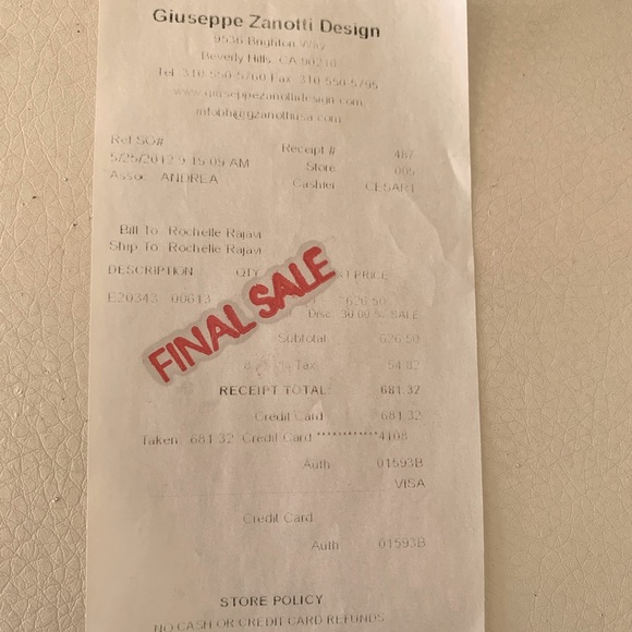 Giuseppe Zanotti Platform sandals in Black. - Picture 7 of 8